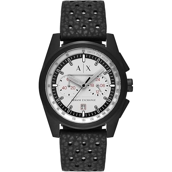 Amazon.com: A|X Armani Exchange Chronograph White Silicone Watch